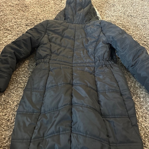 Calvin Klein Black Hooded Coat - Picture 2 of 3